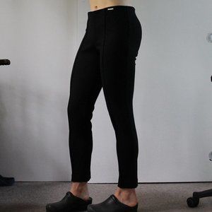 Anne Klein Black Elastic Waist Work Pants, Size 6